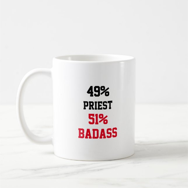 Priest Badass Coffee Mug (Left)