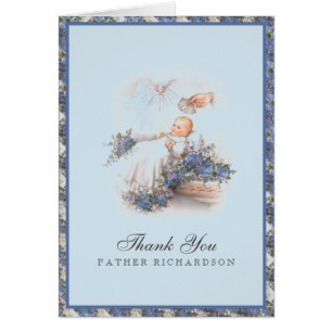 Priest Baptismal Thank You Baby 