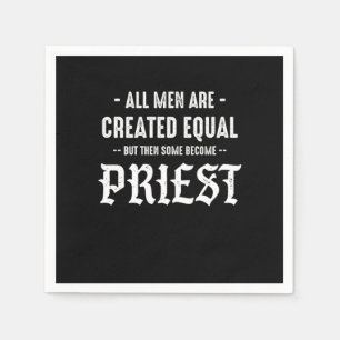 Priest Church Catholic Faith Jesus Christ Pray Gif Napkin