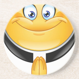 priest emoji coaster