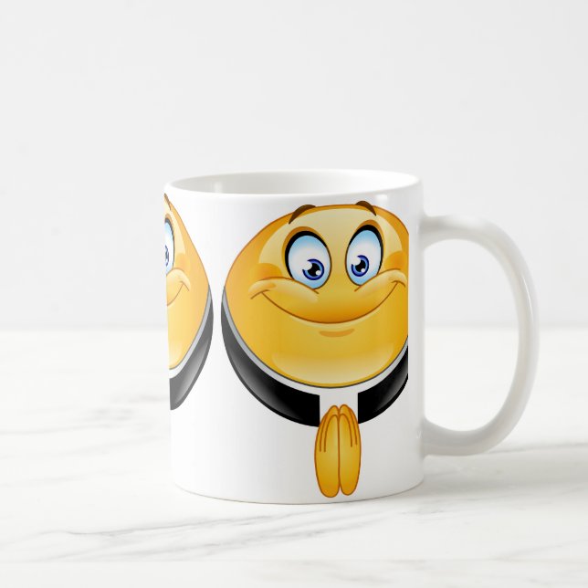 priest emoji coffee mug (Right)