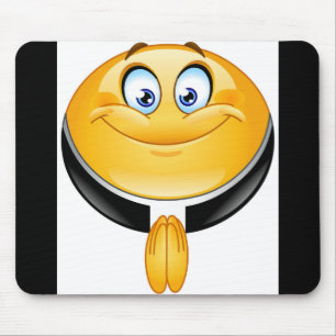 priest emoji mouse pad