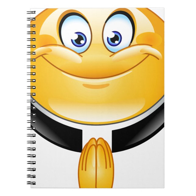 priest emoji notebook (Front)