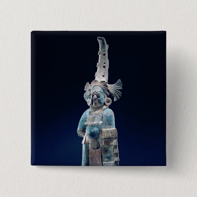 Priest in ceremonial robes, Isle of Jaina 15 Cm Square Badge (Front)