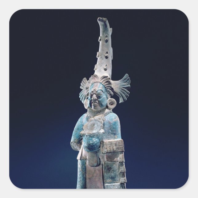 Priest in ceremonial robes, Isle of Jaina Square Sticker (Front)