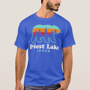 Priest Lake Idaho Camping Bear Spokane Washington  T-Shirt