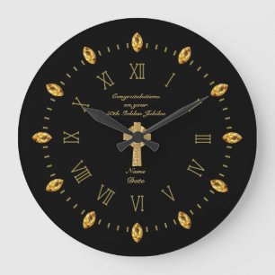 Priest Ordination 50th Anniversary Commemorative Large Clock