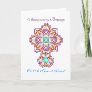 Priest Ordination Anniversary Celebrations Card