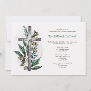 Priest Ordination Anniversary Invitation