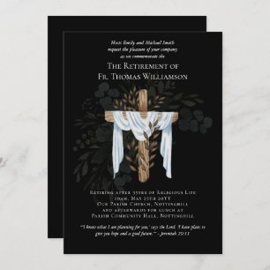 Priest Pastor Deacon Minister Retirement Invites