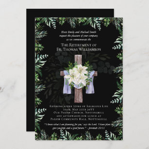 Priest Pastor Deacon Minister Retirement Invites