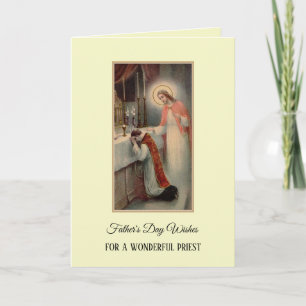 Priest Pastor Father's Day Greeting Card