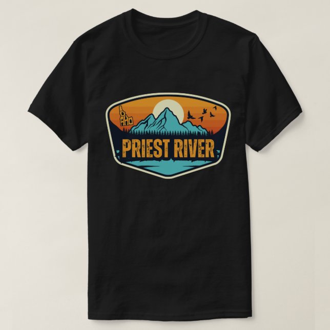 Priest River, Idaho T-Shirt (Design Front)