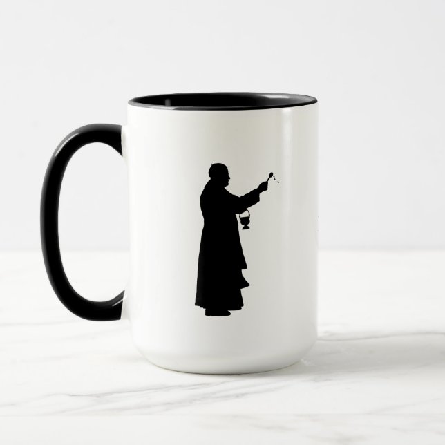 Priest Silhouette Mug (Left)