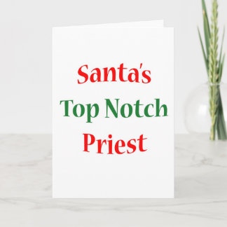Priest Top Notch Holiday Card