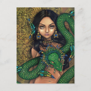 "Priestess of Quetzalcoatl" Postcard