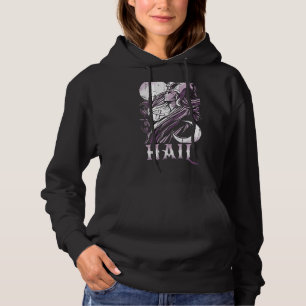 Priestess Witch Tarot Occult Club Goblincore Hail  Hoodie