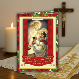 Priesthood Anniversary Priest Ordination Jesus Car Card