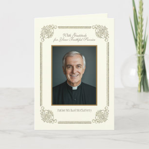 Priesthood Photo Prayer Scripture Religious  Card