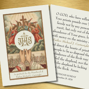 PRIESTHOOD SUNDAY PERSONALIZED PRAYER CARDS