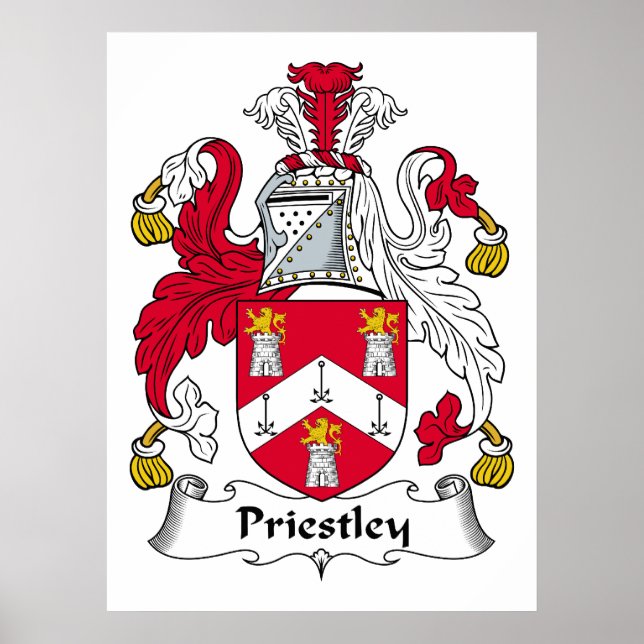 Priestley Family Crest Poster (Front)