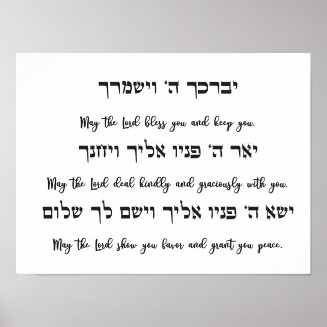 Priestly Blessing  Poster (Front)
