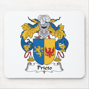 Prieto Family Crest Mouse Pad