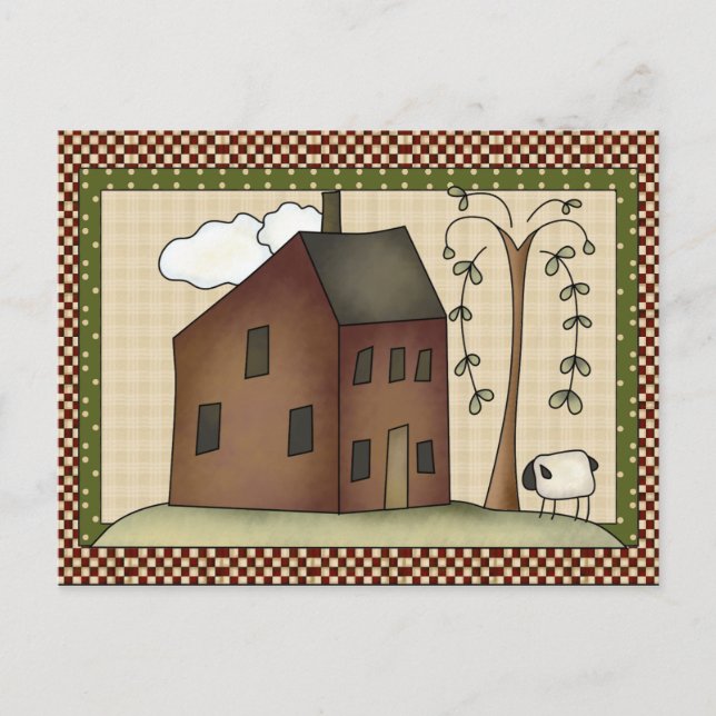 Prim House any purpose postcard (Front)