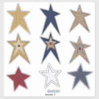 Prim Style Stars Fabric Look So Cute