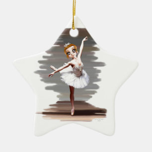 Prima Ballerina Ceramic Ornament
