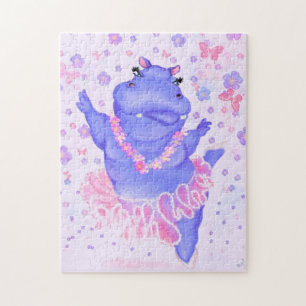 Prima Ballerina Hippo - Fun Jigsaw Puzzle