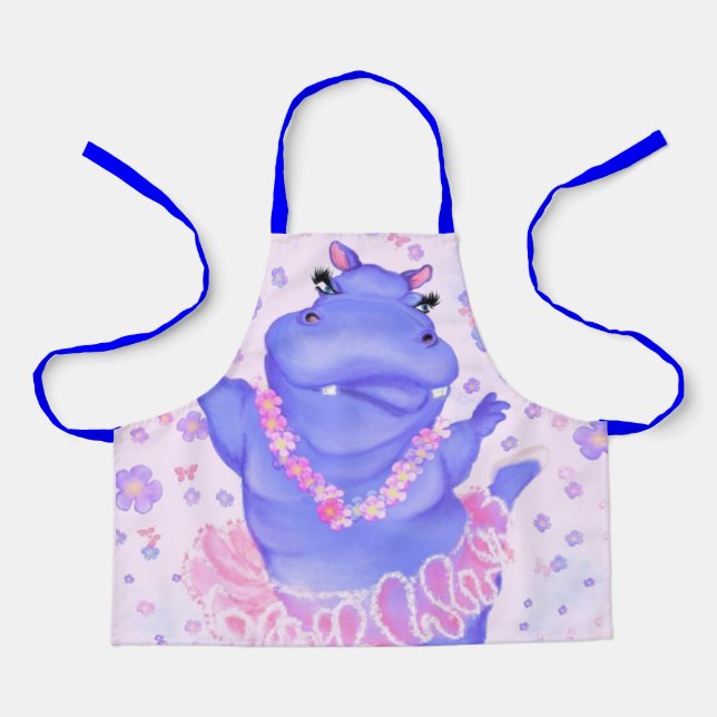 Prima Ballerina Hippo - Happy Apron (Front)