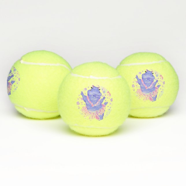 Prima Ballerina Hippo Tennis Balls (Multi)