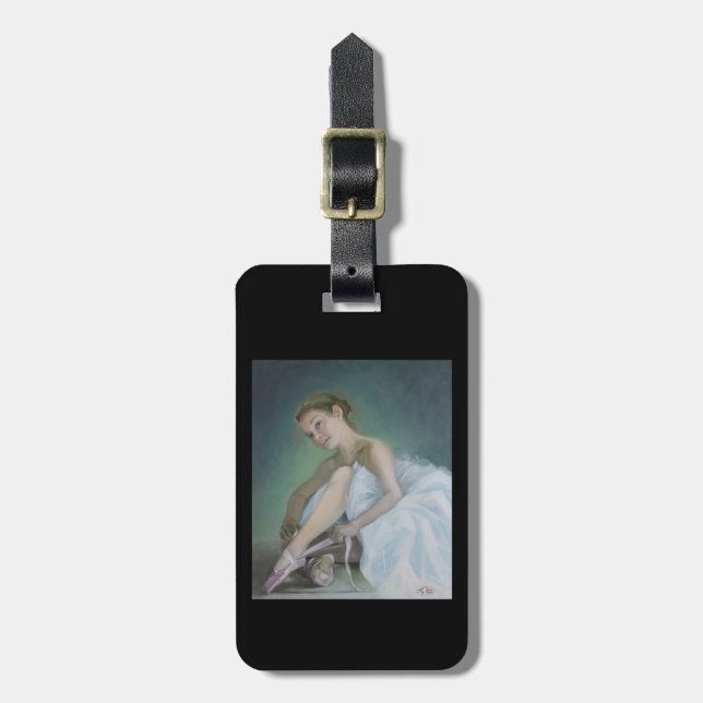 Prima Ballerina Luggage Tag (Front Vertical)