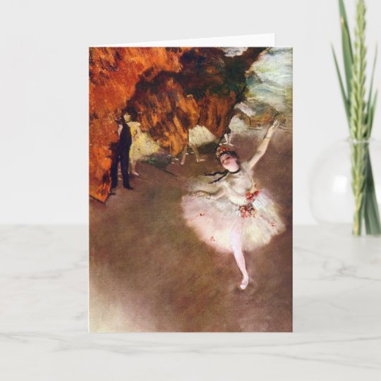 prima ballerina rosita mauri by edgar degas card