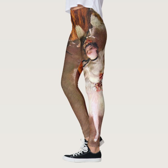 Prima Ballerina, Rosita Mauri by Edgar Degas Leggings (Left)