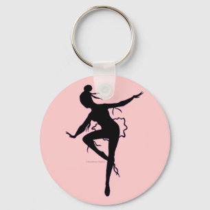 Prima Ballerina Silhouette Keychain
