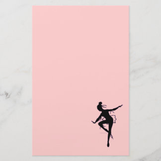 Prima Ballerina Silhouette Stationery