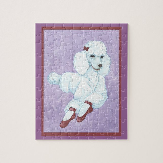 Prima Donna Poodle Jigsaw Puzzle (Vertical)