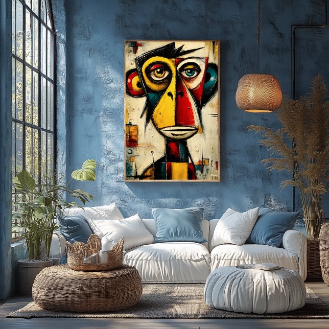 Primal Mirror Contemporary Abstract Expressionism Poster (Creator Uploaded)