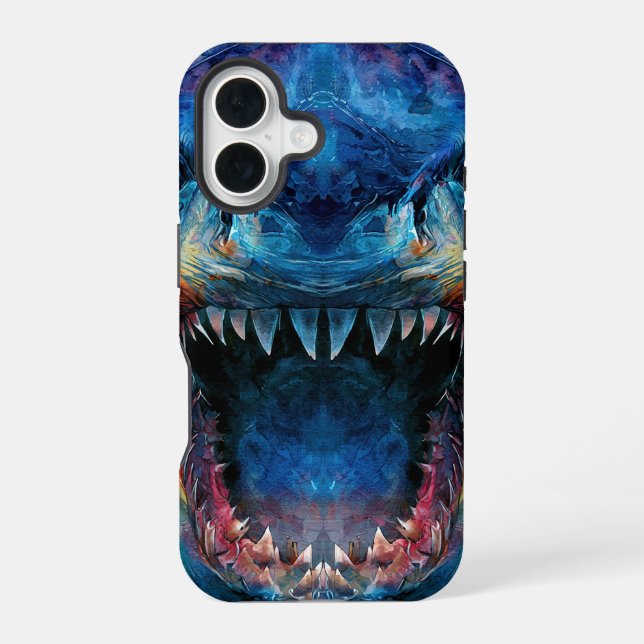    Primal Power 011 – Megalodon iPhone 16 Case (Back)