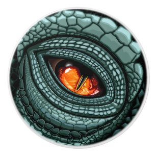 Primal Reptile Predator Eye Ceramic Knob
