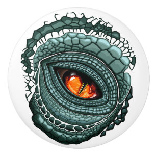 Primal Reptile Predator Eye Ceramic Knob