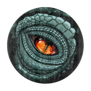 Primal Reptile Predator Eye Cutting Board