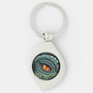 Primal Reptile Predator Eye Key Ring