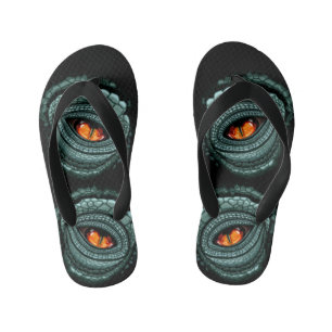 Primal Reptile Predator Eye Kid's Thongs