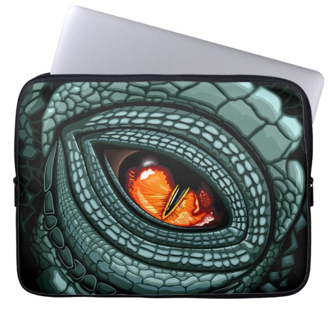 Primal Reptile Predator Eye Laptop Sleeve (Front)