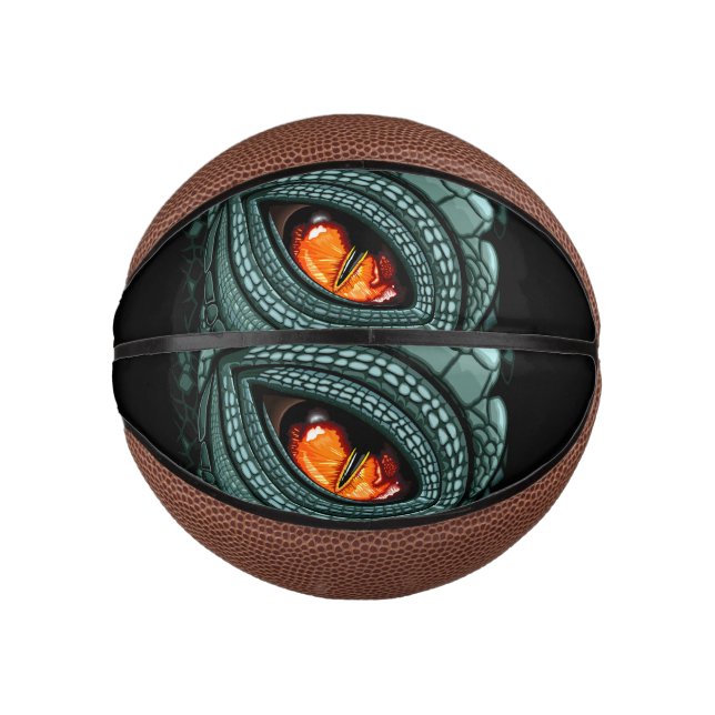 Primal Reptile Predator Eye Mini Basketball (Front)