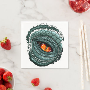 Primal Reptile Predator Eye Napkin