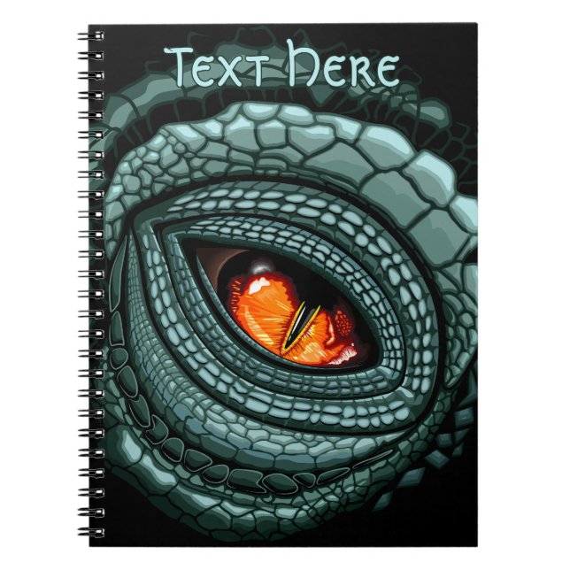 Primal Reptile Predator Eye Notebook (Front)